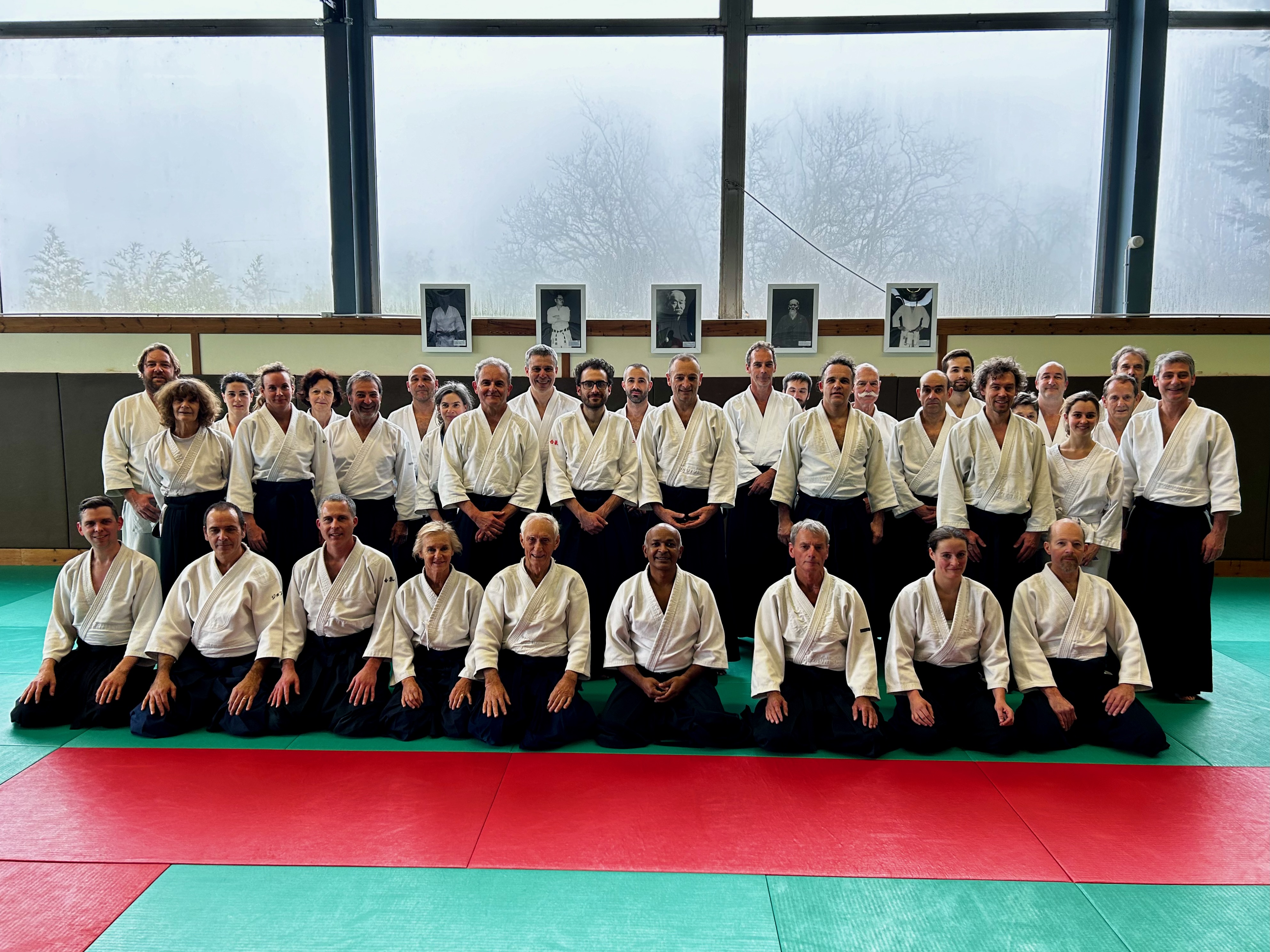 photos stage aïkido gaston nicolessi 6ème dan à rezé (nantes)
