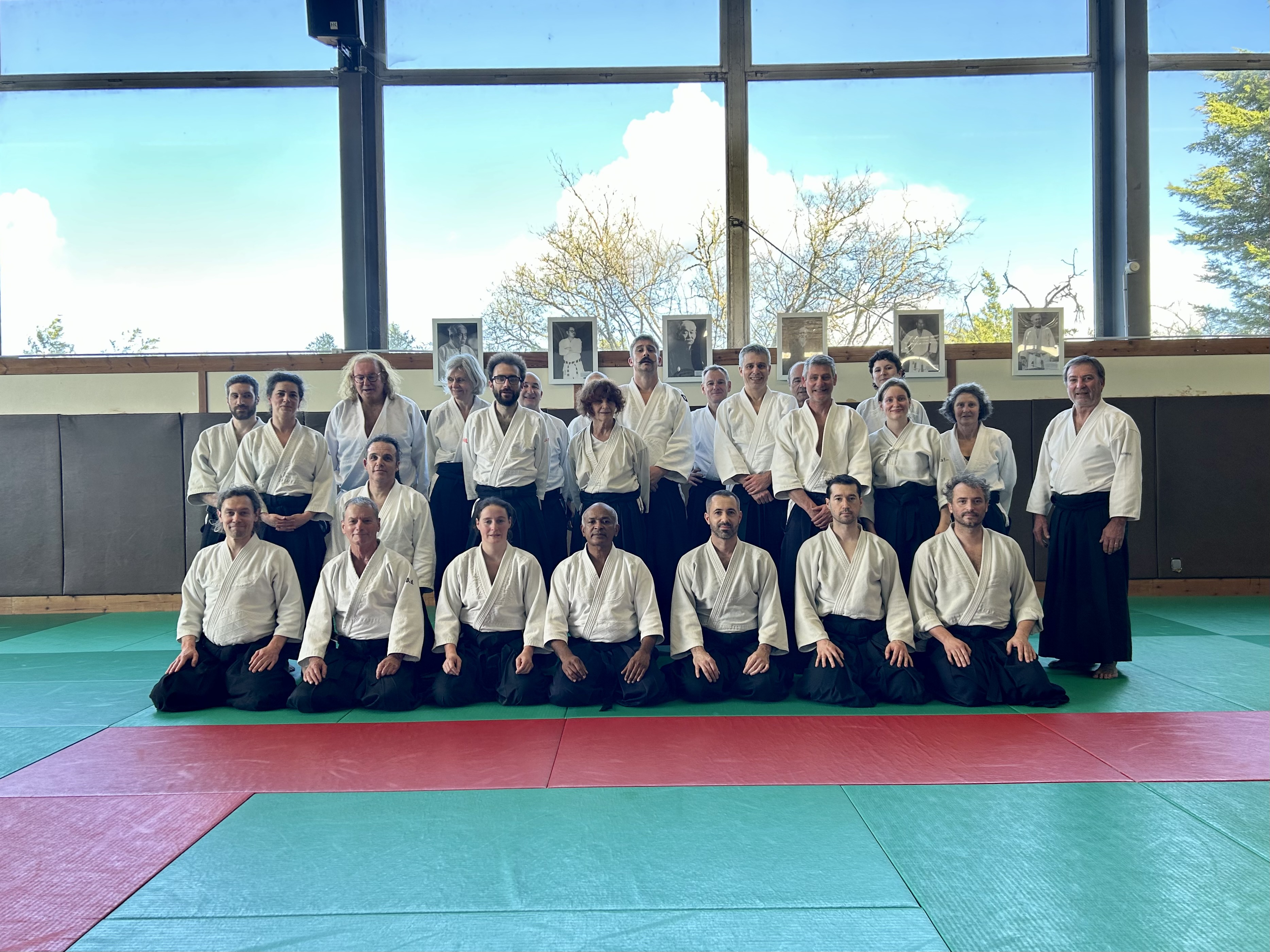 stage d’aïkido animé par Gaston Nicolasi (6e dan) à Rezé
