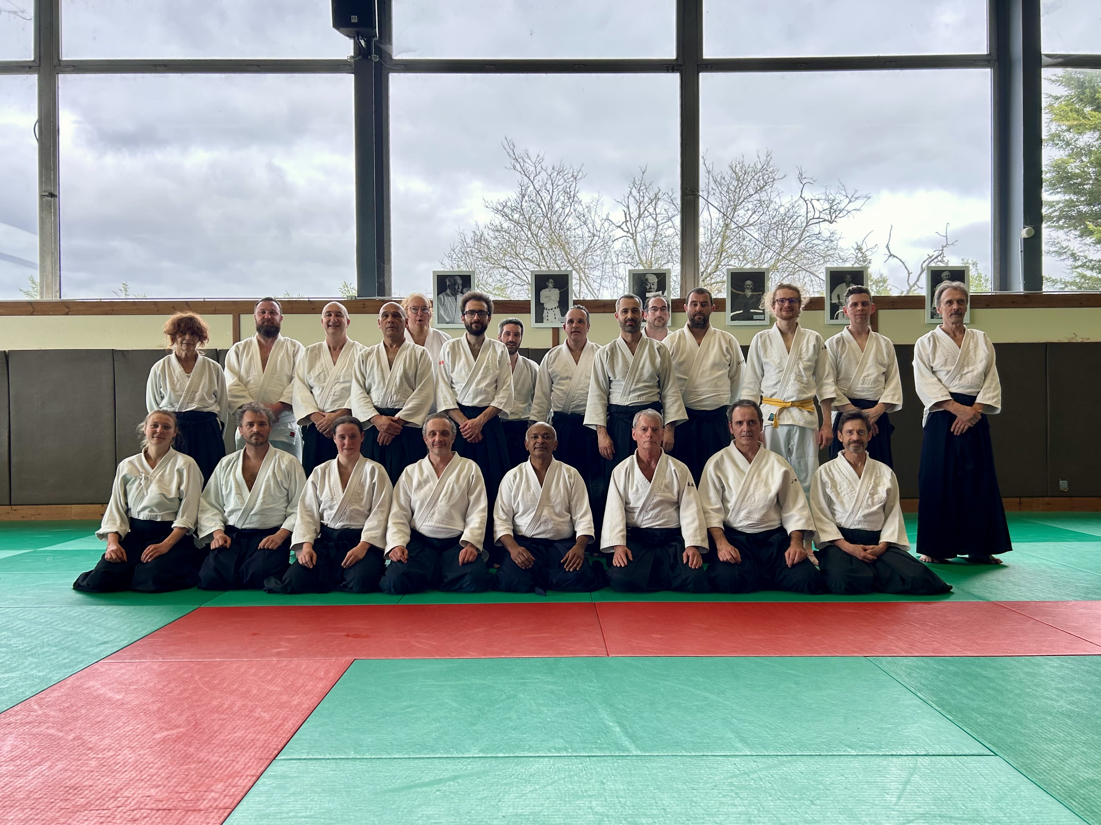 stage d’aïkido animé par Gaston Nicolasi (6e dan) à Rezé