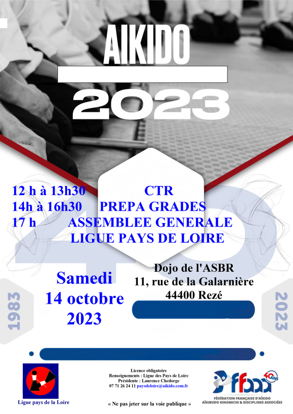 Stage préparation gardes aïkido 14 octobre 2023