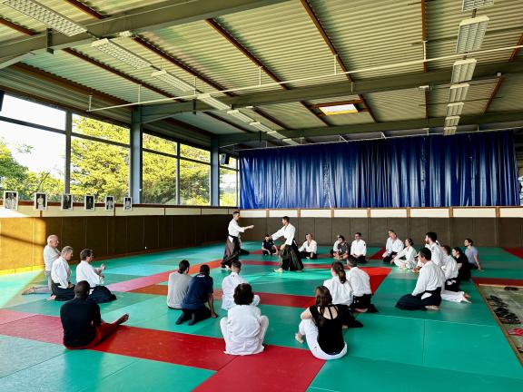 Photos cours découverte aïkido 2024