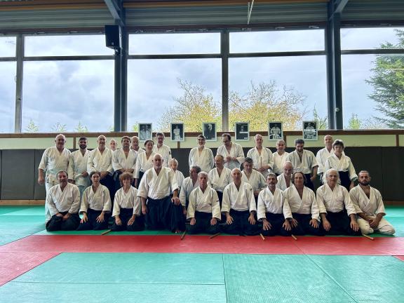 Stage d’armes avec Joël Roche : photo de groupe